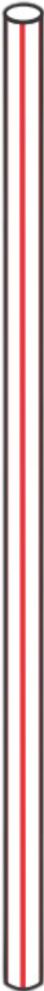 RiteWare - 6" White Sip & Mix Straws, Pack of 10000 - RWSP0600