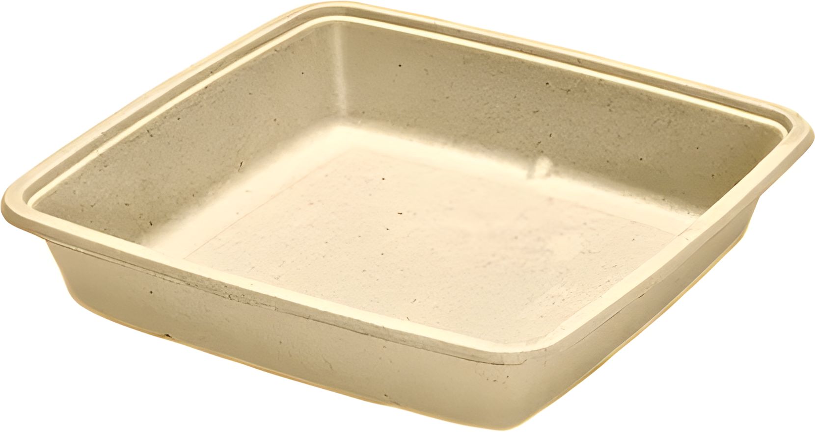 Sabert - 48 Oz Square Deep Pulp Container, 300/cs - 49148F300N