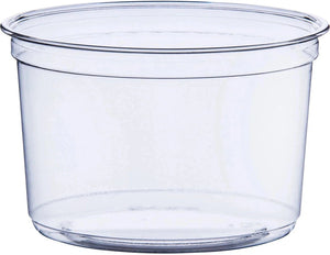 Dart Container - Solo 16 Oz Clear Round Plastic Container/Bowl, 500/Cs - CRS16X-0090