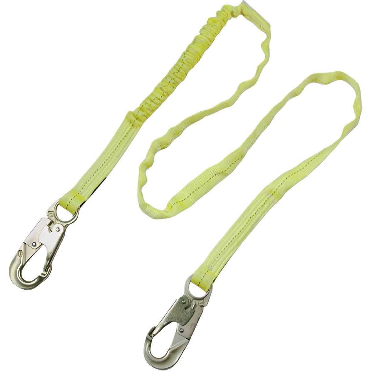 Honeywell - 6 Feet North Durabilt Shock Absorb Lanyard with Double Snap Lock Hooks - 022-FPD29811/6