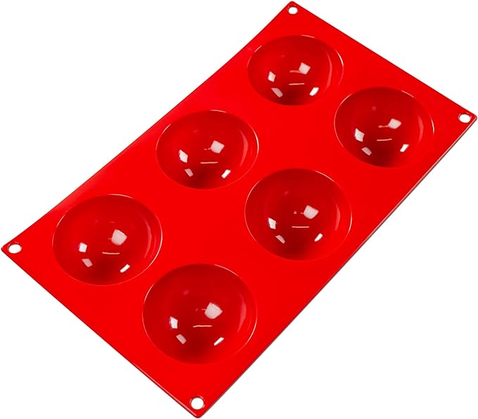 Fat Daddio's - 2.76" x 1.38" Silicone 6 Cavities Baking Mold - SMF-002