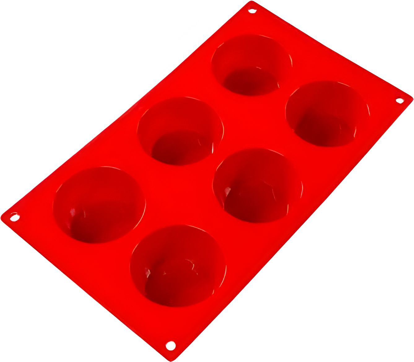 Fat Daddio's - 2.72" x 1.38" Silicone 6 Cavities Deep Baking Mold - SMF-023