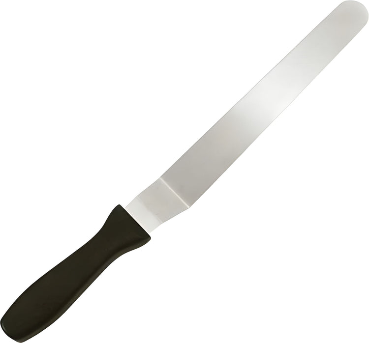 Fat Daddio's - 4" Stainless Steel Angled Icing Spatula - SPAT-4OS