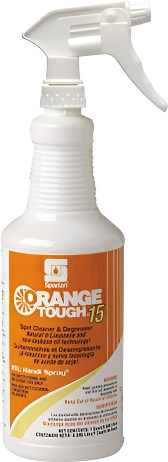 Spartan - Orange Tough 15 1 Quart Citrus Scent Industrial Degreaser, 12 Bt/Cs - 221603C