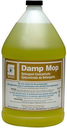 Spartan - Damp Mop 1 Gallon Lemon Scent Neutral Floor Cleaner, 4Jug/Cs - 301604C