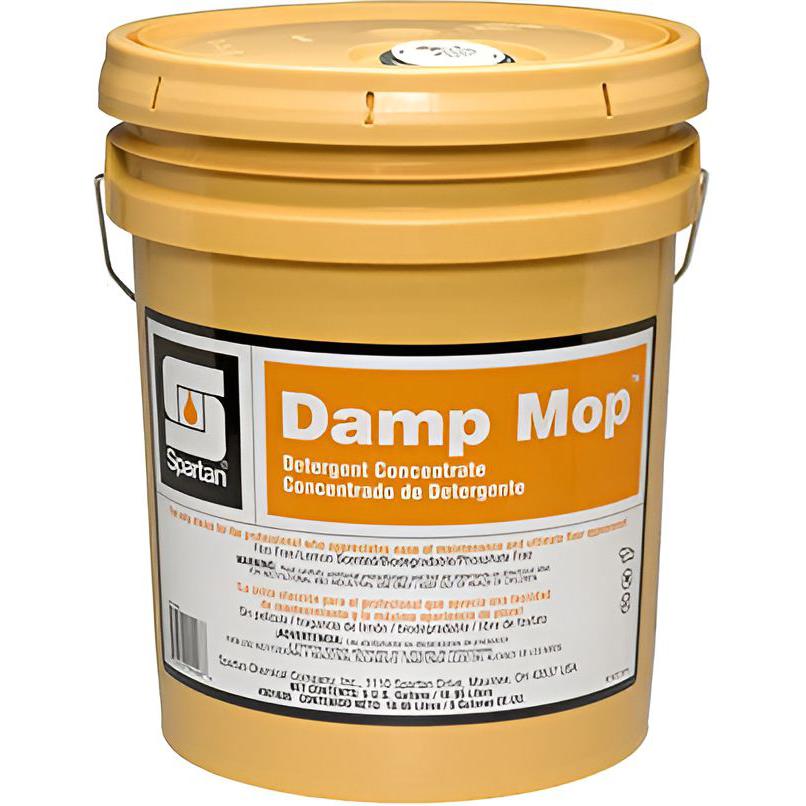 Spartan - 5 Gallon Lemon Scent Neutral Damp Mop Cleaner - 301605C