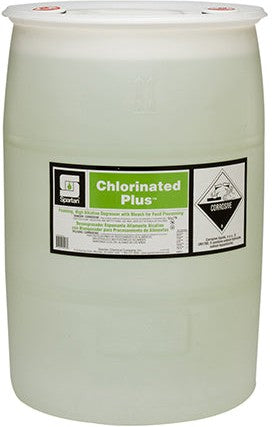 Spartan - Chlorinated Plus 55 Gallon Food Production Sanitation Cleaner - 307455C