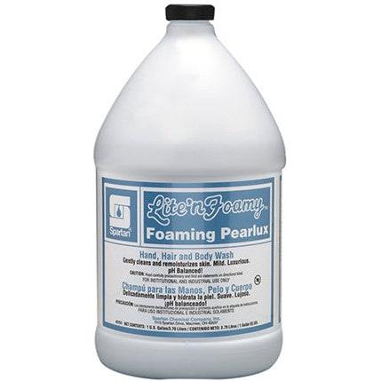 Spartan - Lite N Foamy 1 Gallon Pearlux Soap Hand Wash, 4Jug/Cs - 315104C