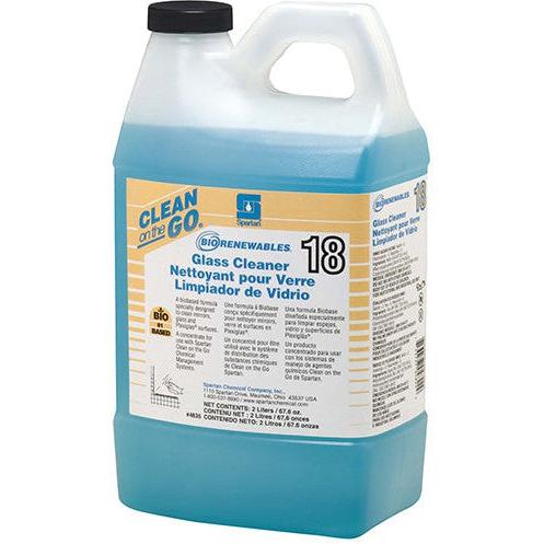 Spartan - Clean on the Go #18, 2 Litre BioRenewable Glass Cleaner - 483502C