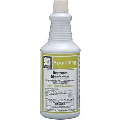 Spartan - SparCling 1 Quartz Restroom Disinfectant, 12Bt/Cs - 711803C