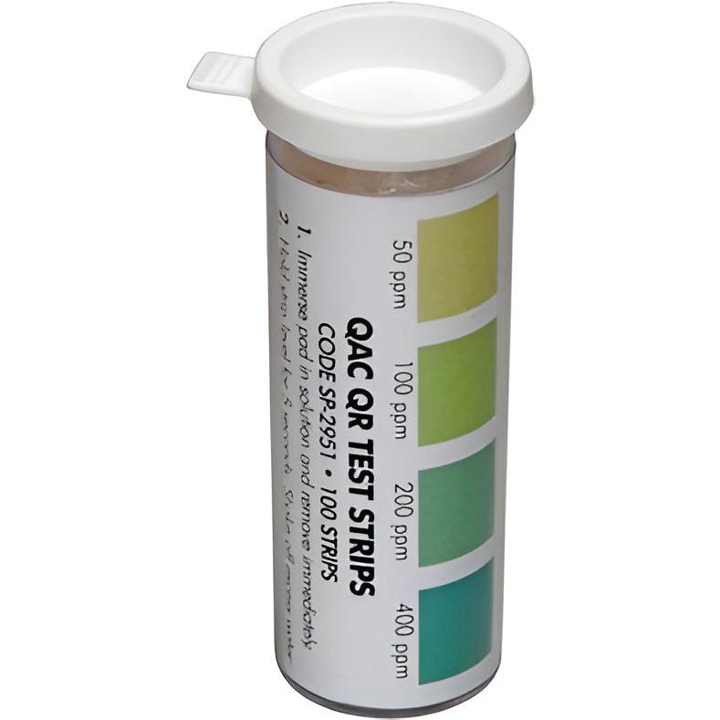 Spartan - 50-400 ppm Quat Disinfectant Test Strips, 100pk - 983800