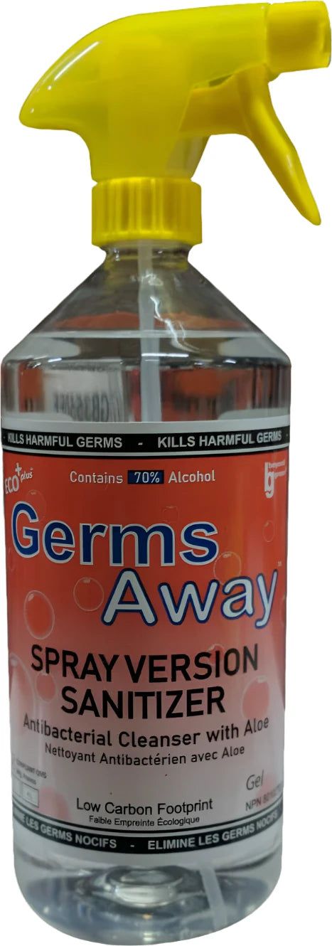 Sprakita - Germs Away Spray 12X1Lt Bottles - SPKSP0713121