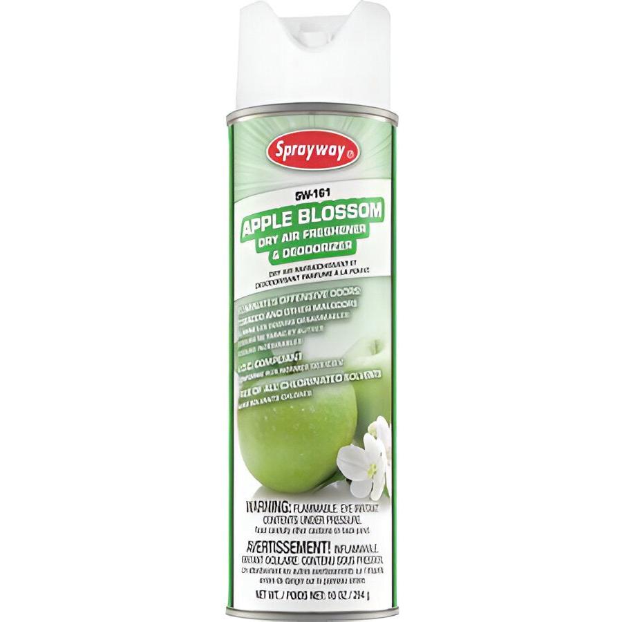 Sprayway - 10 Oz Apple Blossom Dry Air Freshener & Deodorizer - 161W