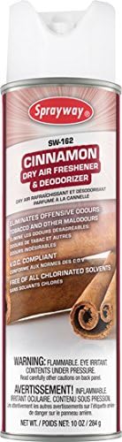 Sprayway - 10 Oz Cinnamon Dry Air Freshener & Deodorizer, 12Cn/Cs - 162W