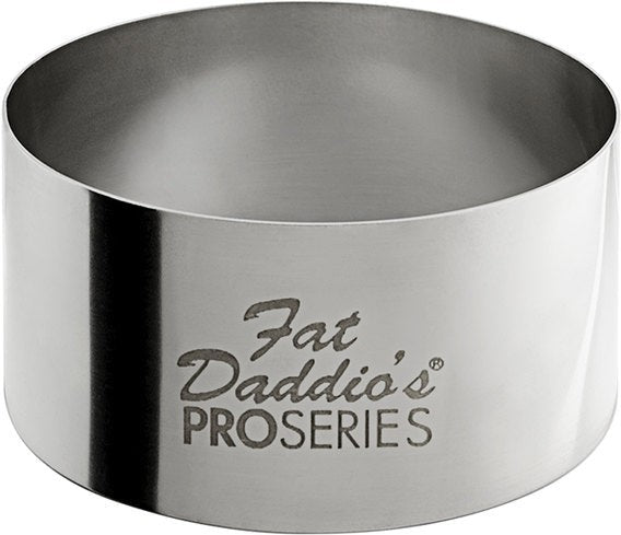 Fat Daddio's - Pro Series 2" x 1" Stainless Steel Round Cake & Pastry Rings - SSRD-2010