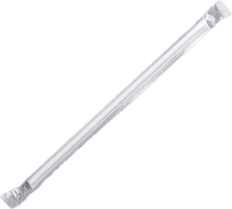 Stone - 8" White Milkshake Straw, 500/Bx - 081600