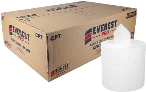 Everest Pro - 7.65" x 10", 2 Ply Wrapped Toilet/Bathroom Tissue, 6Rl/Cs -  CP600