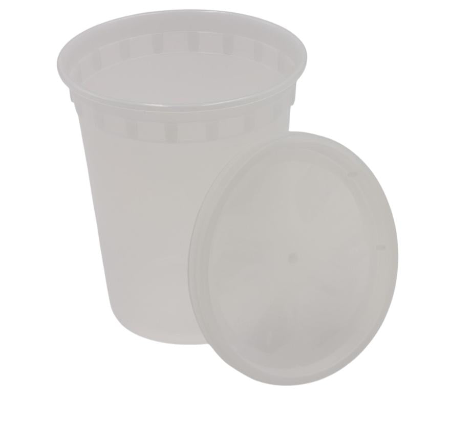 RitePak - 16oz Heavy Duty Deli Container Combo, 240/Cs - DI16C