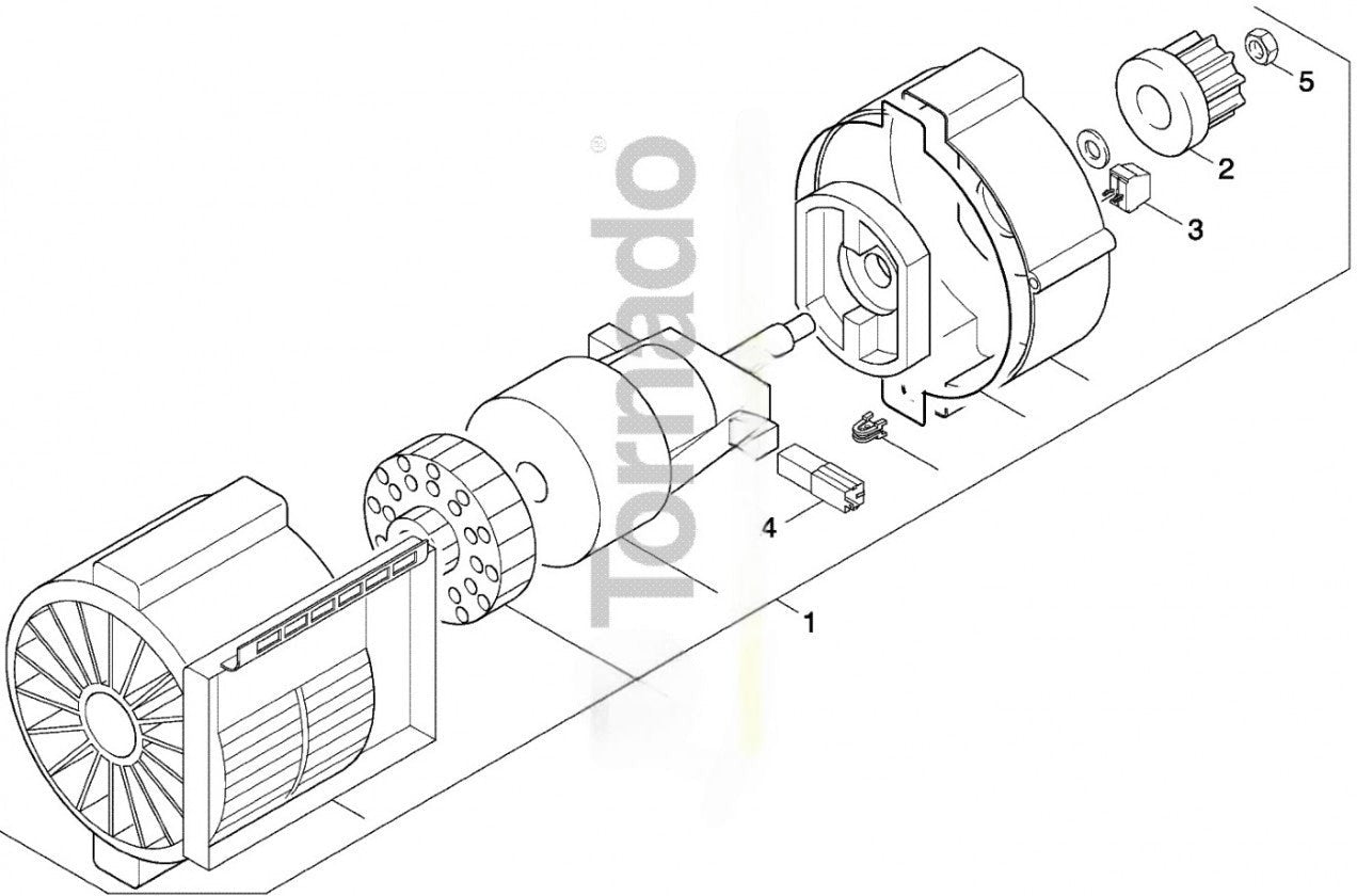 Tornado - Vacuum Motor For CV30 - K40605910