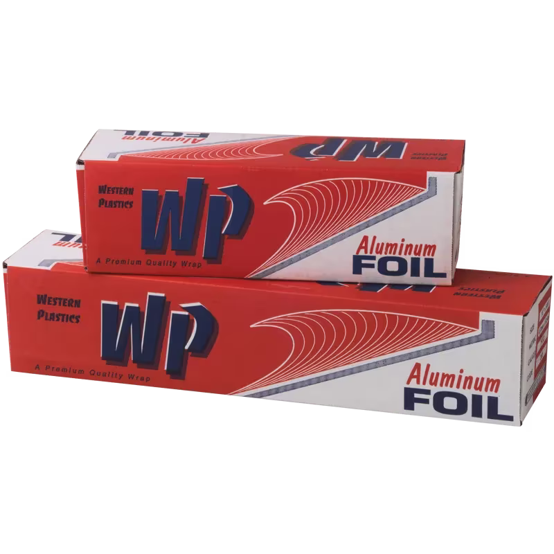 Western Plastics - 18" x 1000 Ft Standard Duty Aluminum Foil Wrap - 281P
