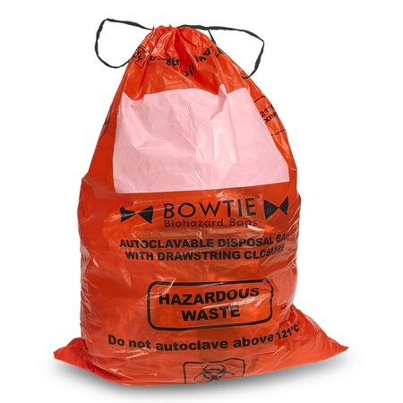 Regency Plastics Company - 59" x 33" x 72" Orange Trash Bag with Tie Wrap, 3 mil, 40/Roll - TP42070C