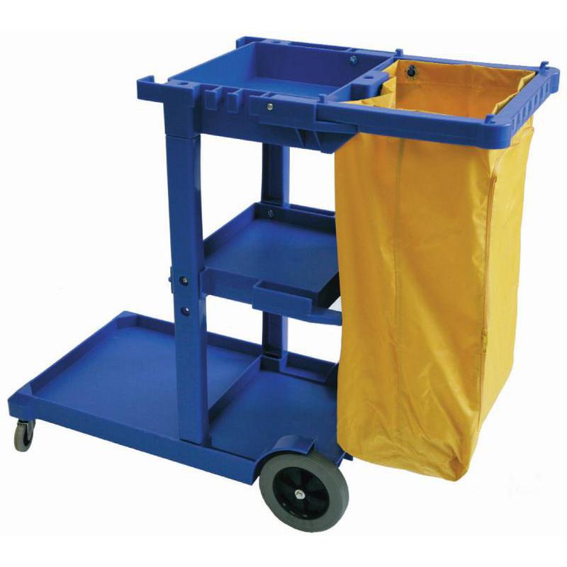 TiSA - Blue Janitors Cart, 1/cs - TS0006BU