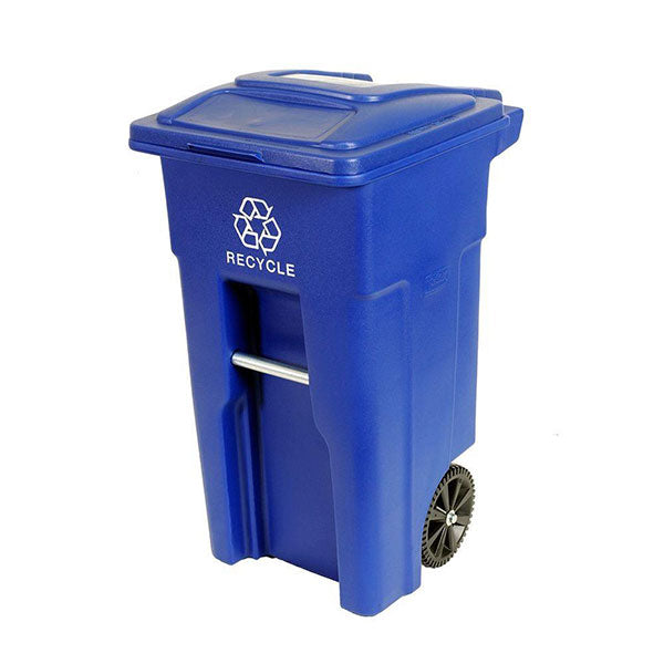 TiSA - 26Gal Blue Wheeled Container, 3/Cs - TS0050BU