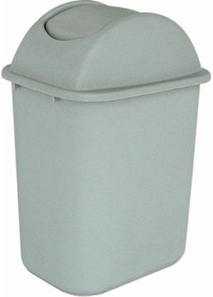 TiSA - Medium Soft Wastebasket with Swing Lid, 10/cs - TS0057