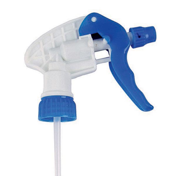 TiSA - 9" Trigger Sprayer With Blue Finger Grip, 100/Cs - TS0121