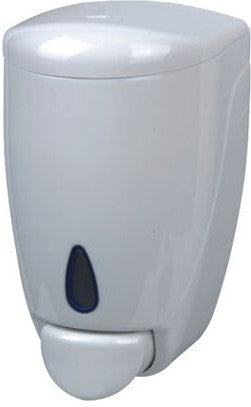 TiSA - Small White Manual Soap Dispenser, 24/Cs - TS0375