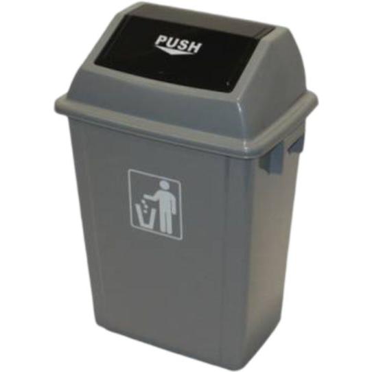 TiSA - 25 Gal Rectangle Wastecan and Lid - TS0442