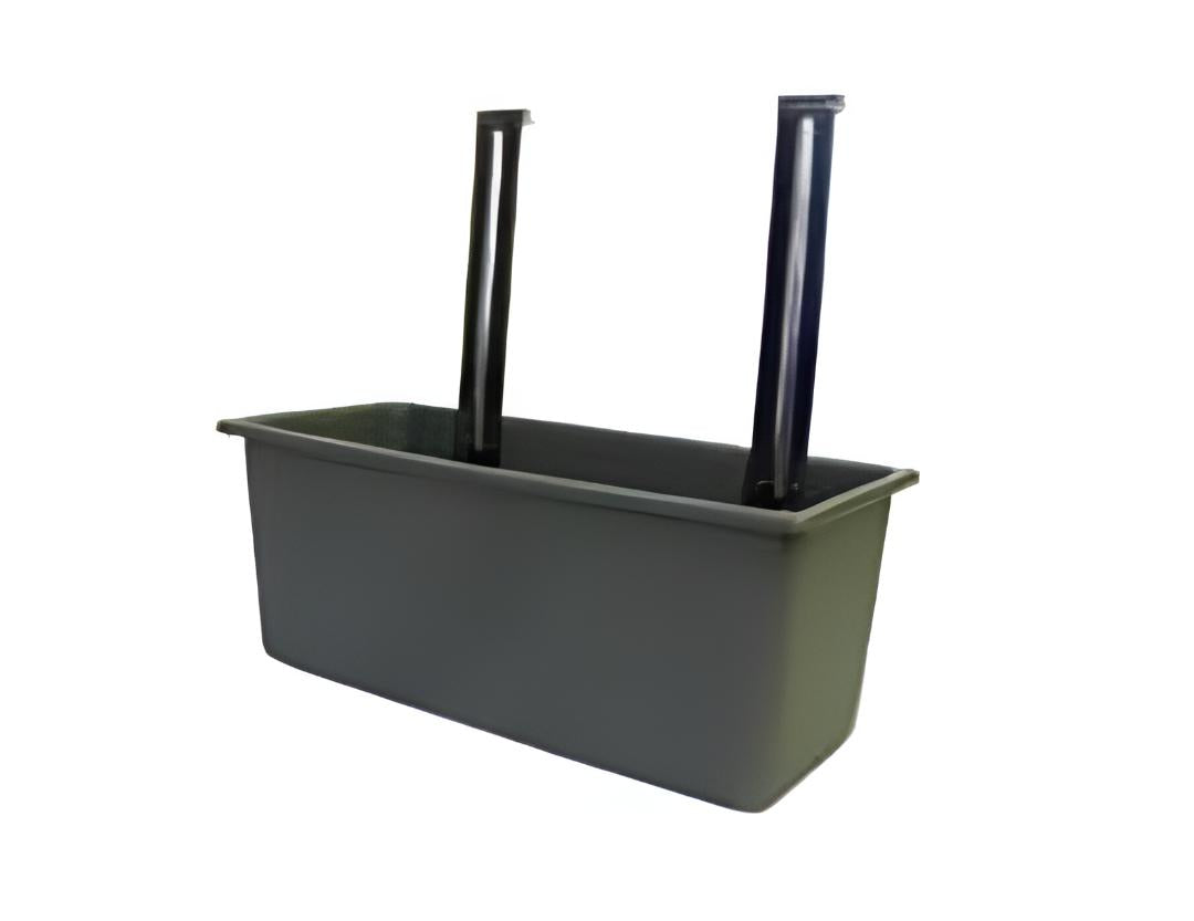 TiSA - Grey Cutlery Bin for Utility Cart - TS0602