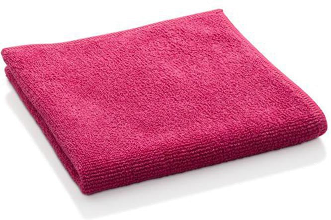 TiSA - 16" X 16" Red Microfiber Cloth General Cleaning, 1/cs - TS1616RD