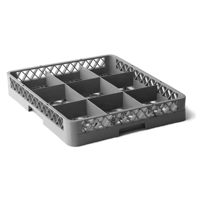 TiSA - Grey Dishwashing Rack 25 Compartment, 6/Cs - TS2525