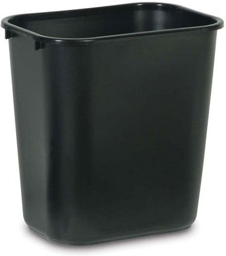 TiSA - 8 Qt Xsmall Black Soft Wastebasket, 20/cs - TS2952BK