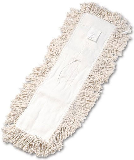 TiSA - 36" White Cotton Dust Mop Complete, 1/cs - TS5036C