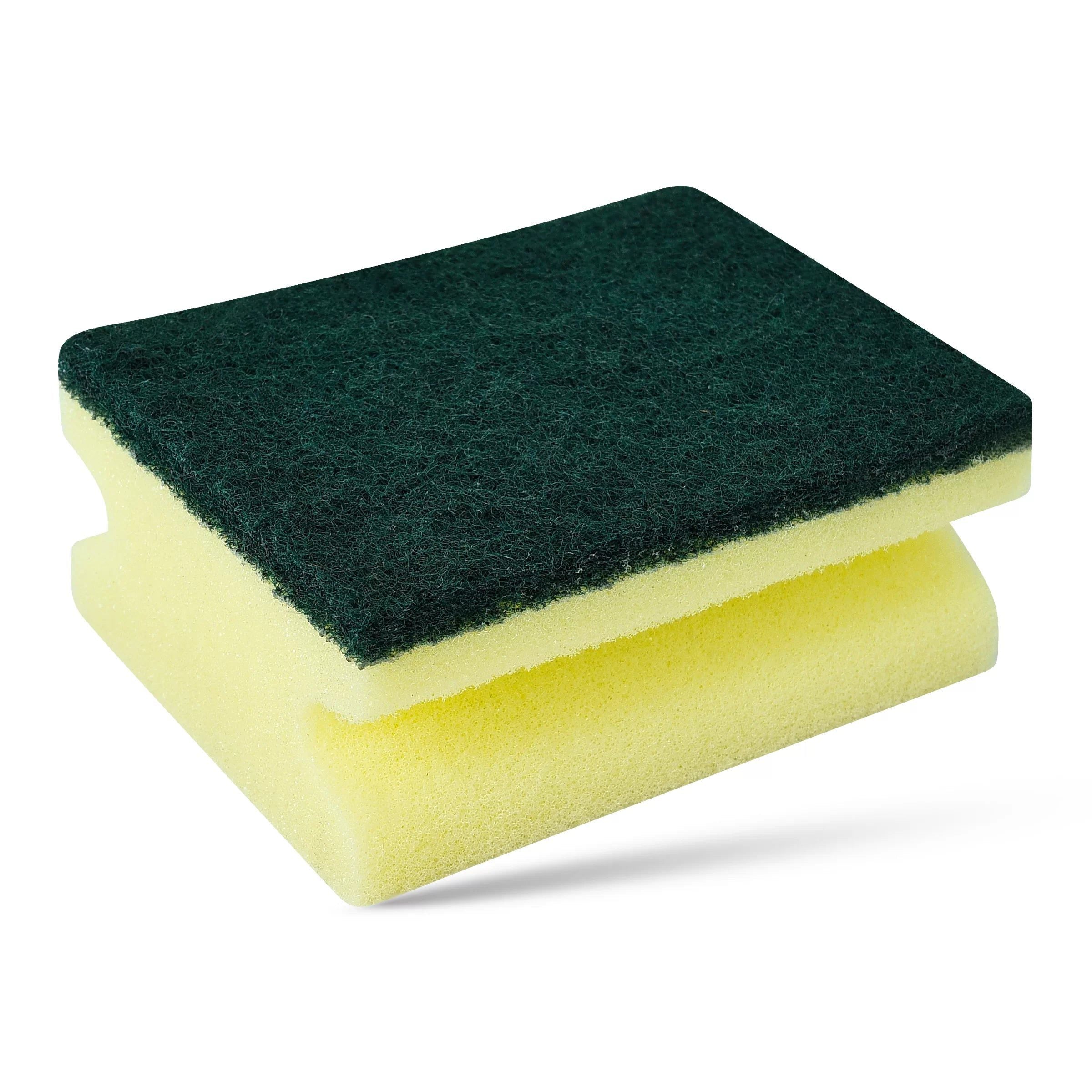 TiSA - Green Sponge With Scrubber, 25/Cs - TS51106GR