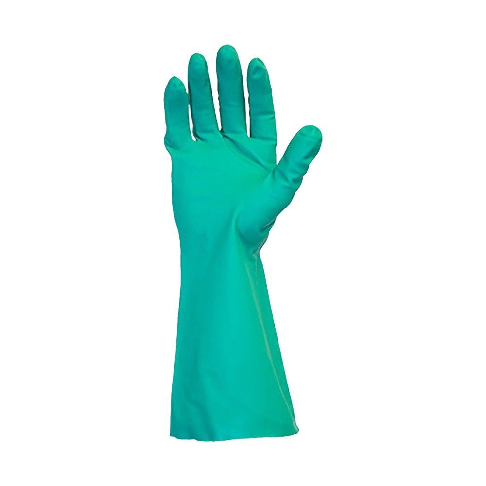 Ralston CanSafe - 13", 11 mil Unlined Green Large Nitrile Gloves, 1pr/bg, 144pr/cs - TSZGNGULG11C