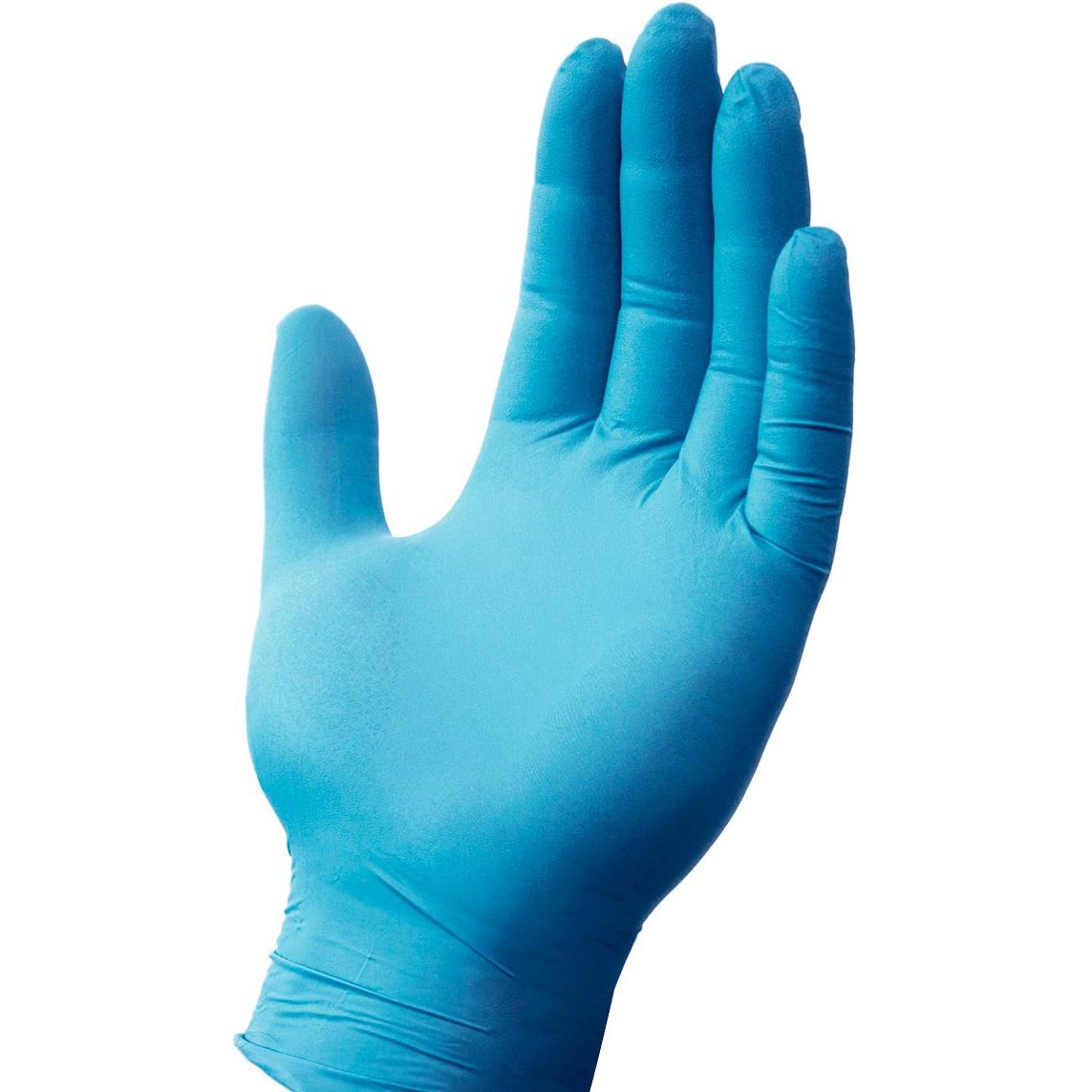Ralston CanSafe - Small Blue Powder-Free Safety Zone Nitrile Glove, 100/Bx - GNPR-SM-1A