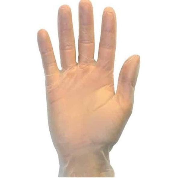 Ralston CanSafe - Large Clear PF Medical Grade Vinyl Gloves, 100/BX - GVEP-LG-1C