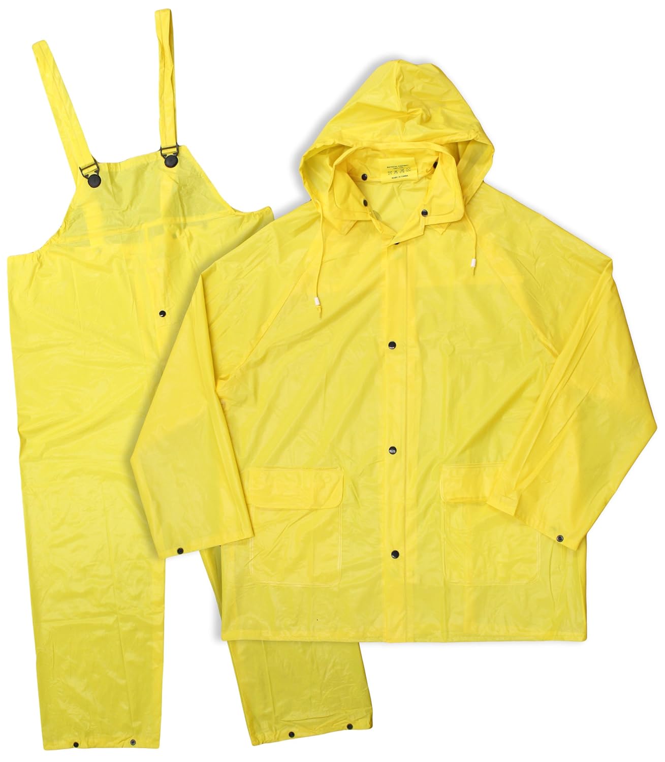 Ralston CanSafe - 3-Piece Yellow PVC Rainsuit - 2XL Size, 20 Units/Case (1220/2XL) -TSZW335PP2X